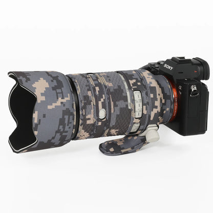 CHASING BIRDS camouflage lens coat for Sony FE 70-200mm F4 Macro G OSS II waterproof and rainproof elastic lens protect cover Digital