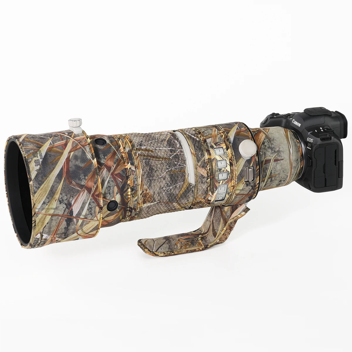 CHASING BIRDS camouflage lens coat for CANON RF 100-300 mm F2.8 L IS USM elastic waterproof and rainproof lens protective cover Reed China Mainland