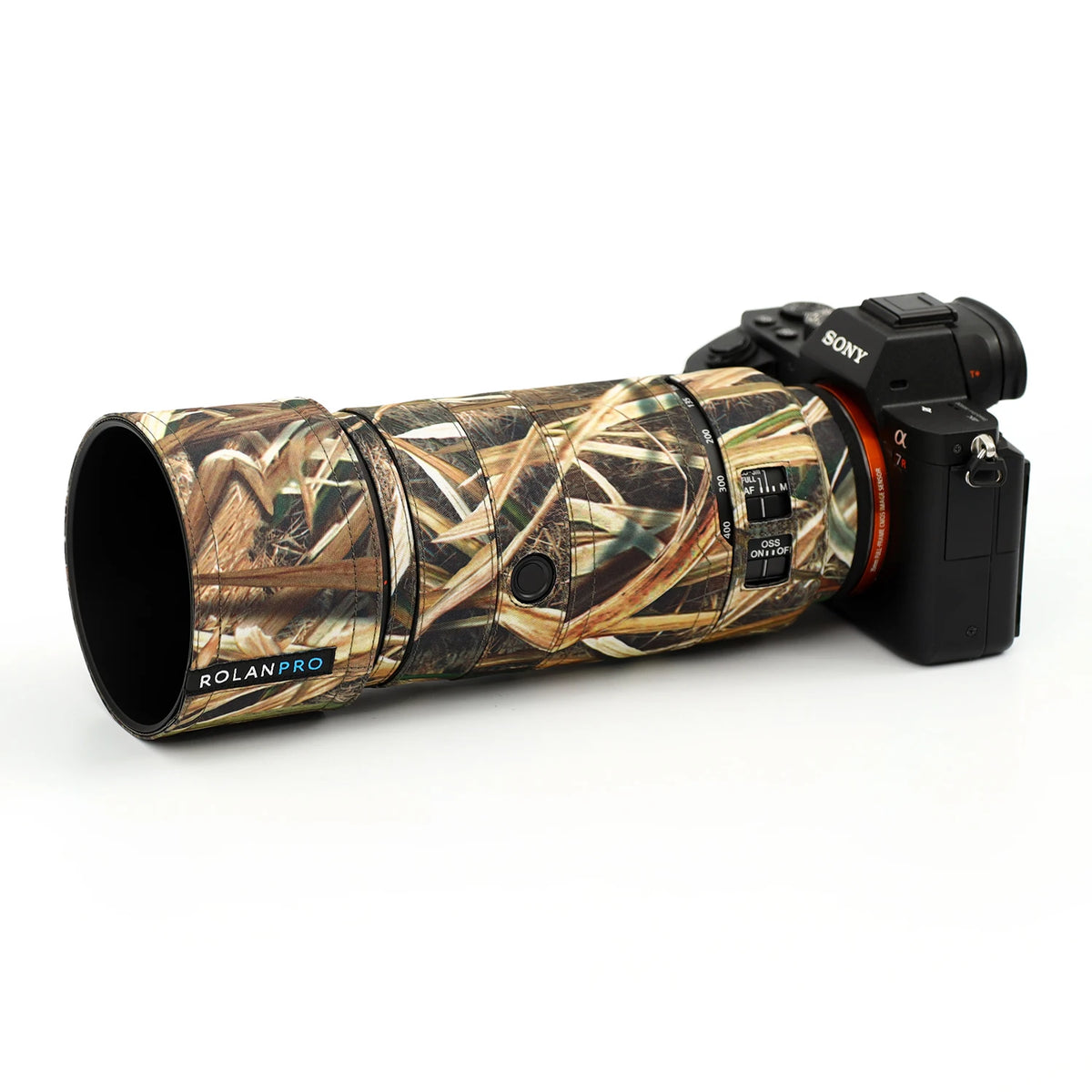 RolanPro Lens Coat for Sony FE 100-400mm F5.6-8 OSS (SEL100400) – Waterproof Camo Cover