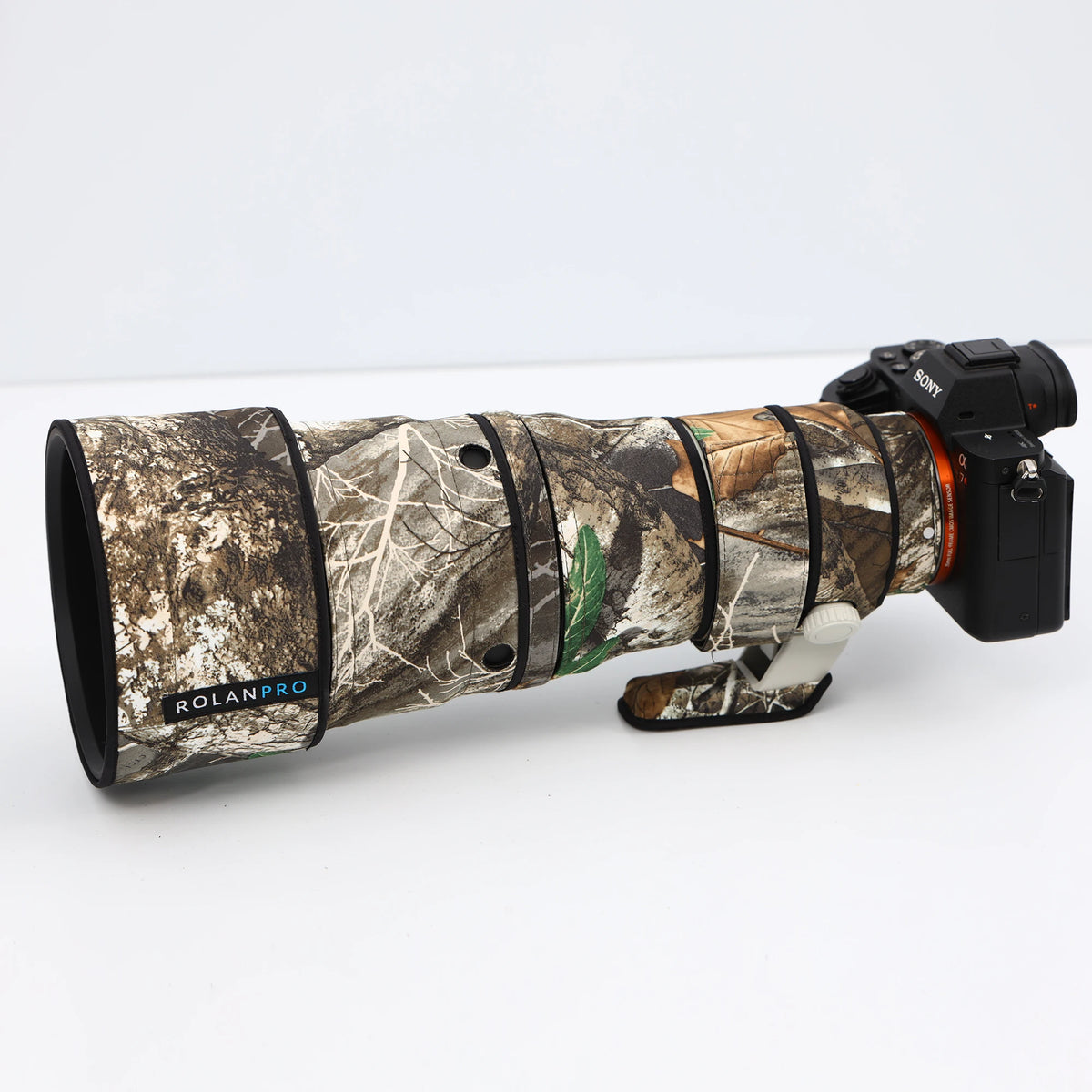 RolanPro Lens Coat for Sony FE 400mm F4.5 GM OSS – Waterproof Camo Cover