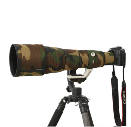 ROLANPRO Lens Camouflage Coat for Canon EF 600mm F/4 L IS II USM Lens Protective Sleeve Guns Case Lens Cover Camera Bag dslr No.6 Waterproof China Mainland