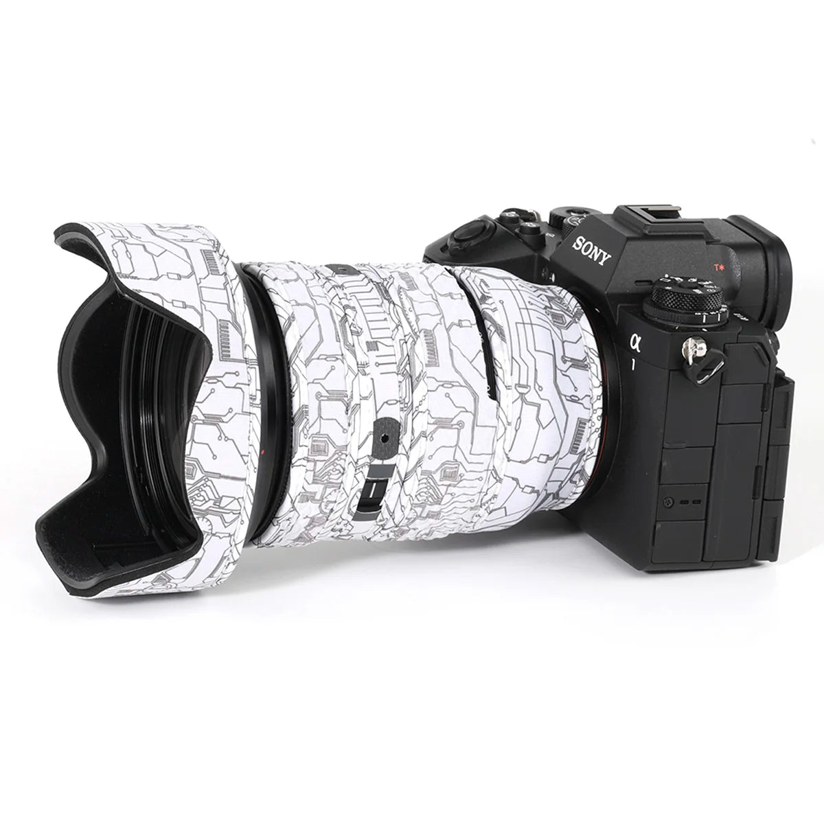 CHASING BIRDS Version IV Lens Camouflage Coat for SONY FE 24-70mm F2.8 GM II waterproof and rainproof protective cover Electric White China Mainland