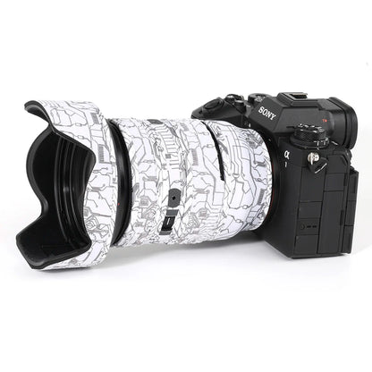 CHASING BIRDS Version IV Lens Camouflage Coat for SONY FE 24-70mm F2.8 GM II waterproof and rainproof protective cover Electric White China Mainland