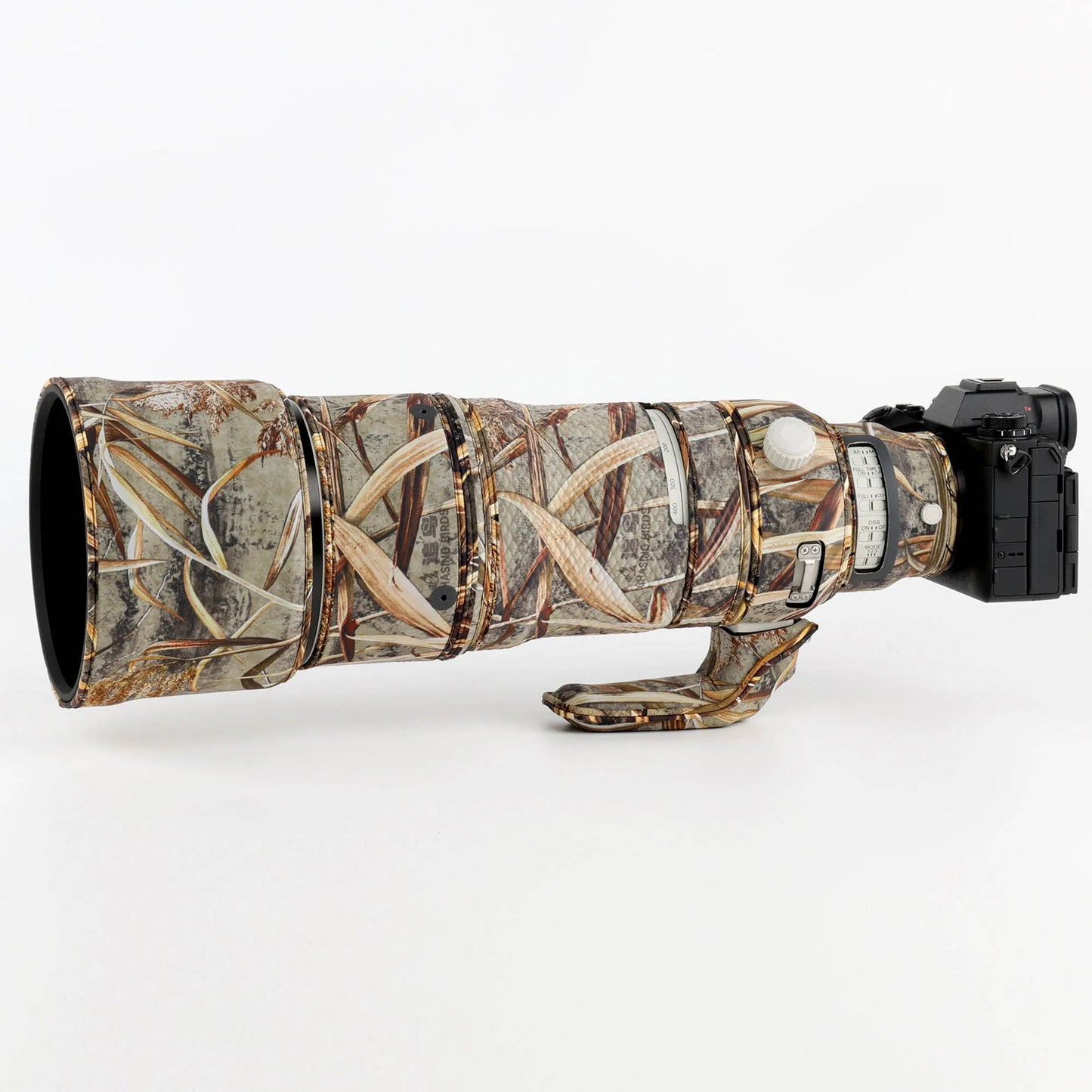 CHASING BIRDS Ver IV Lens Coat for Sony FE 100-400mm F4.5 GM OSS – Waterproof Camo Cover