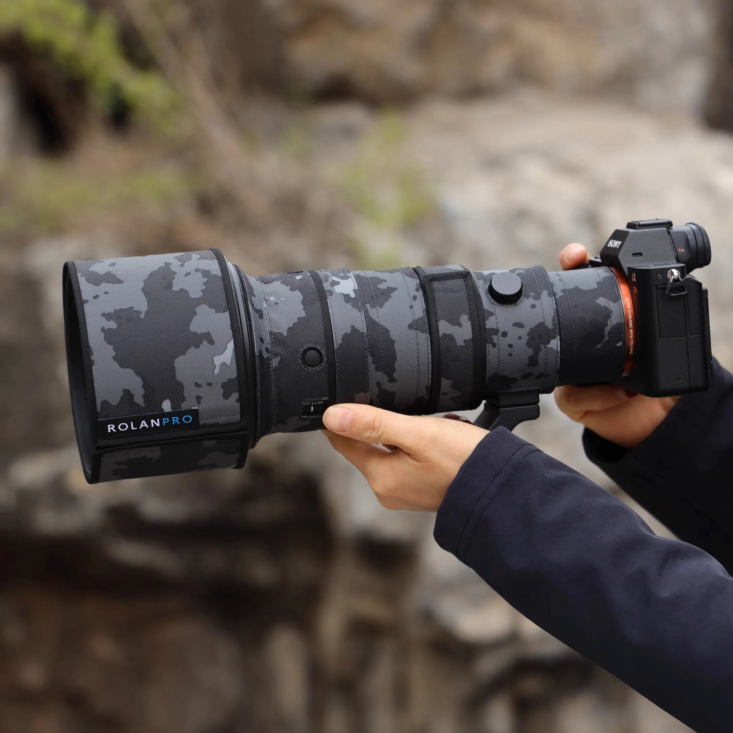 ROLANPRO Waterproof Lens Coat for Sigma 500mm F5.6 DG DN OS Sports-Sony E Mount Lens Protective Sleeve Guns Case Lens Cover No.18 waterproof China Mainland