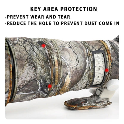 CHASING BIRDS Ver V Lens Coat for Sony FE 400mm F4.5 GM OSS – Waterproof Camo Cover