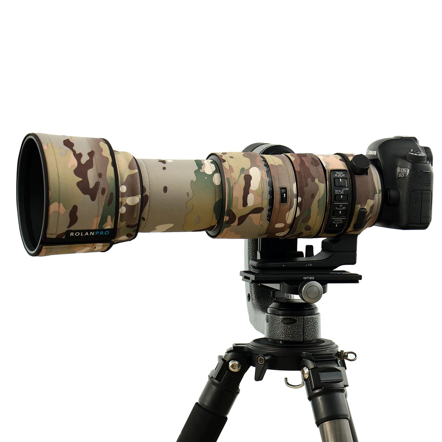 ROLANPRO Waterproof Lens Camouflage Coat for Sigma 60-600mm f4.5-6.3 DG OS HSM Sport Cover Lens Protective Sleeve Guns Case No.4 waterproof China Mainland