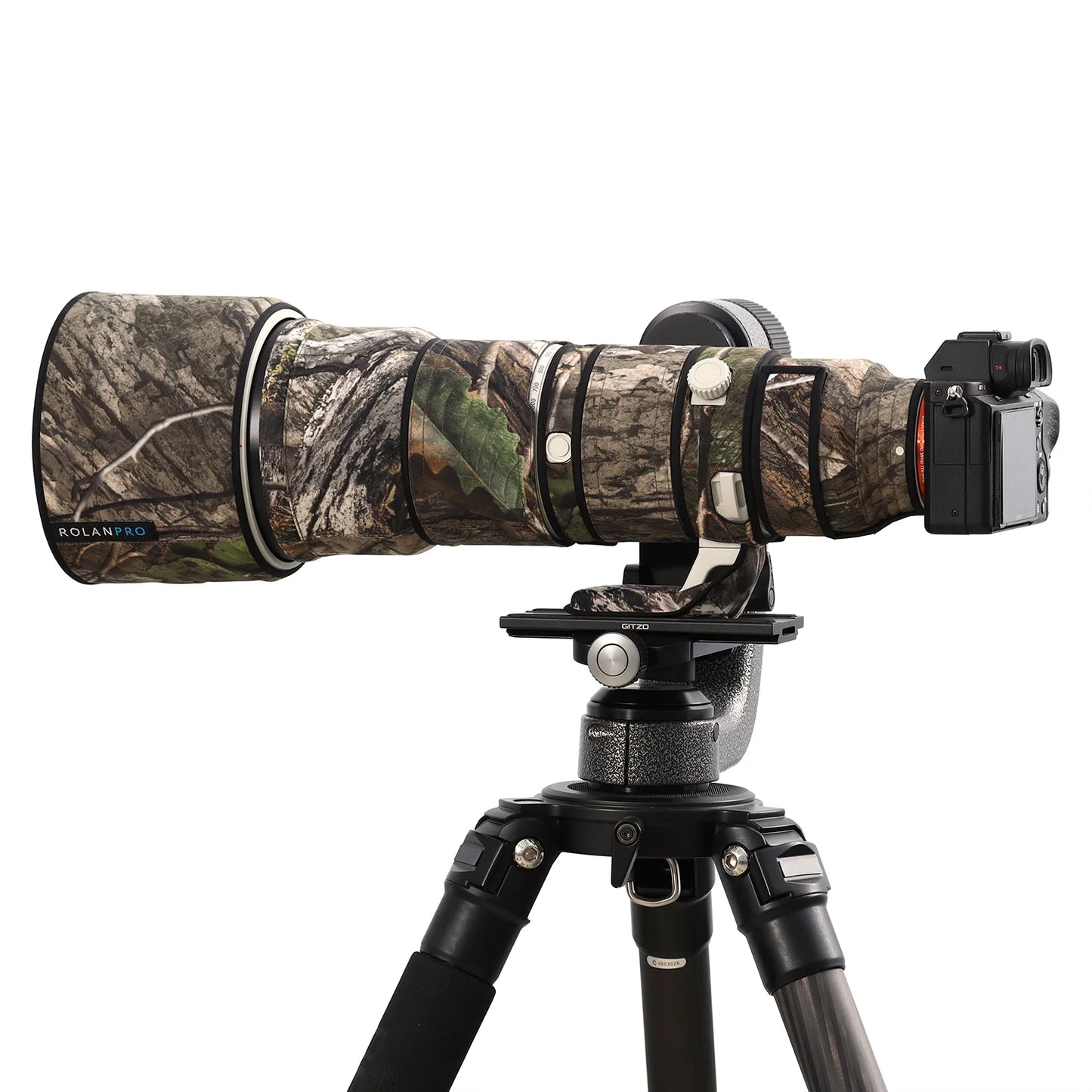 ROLANPRO Camouflage Lens Cover for Sony FE 400-800mm F6.3-8 G OSS SEL400800G Waterproof Rainproof Lens Protective Coat Guns Case No.31 Waterproof China Mainland