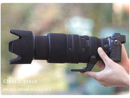 CHASING BIRDS camouflage lens coat for NIKON Z 100-400mm F4.5-5.6 VR S waterproof and rainproof protective cover nikon Z 100400 Classic black