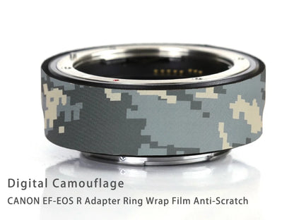 CHASING BIRDS Camouflage Waterproof Protective Coat for Canon EF-EOS R Adapter Ring Wrap Film Anti-Scratch Digital China Mainland