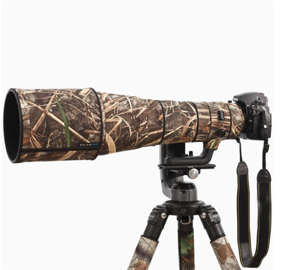 ROLANPRO Waterproof Lens Camo Coat for Nikkor Nikon AF-S 600mm F/4E FL ED VR Lens Cover Protective Sleeve Nikon 600f4e Case No.9d Waterproof China Mainland