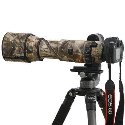 ROLANPRO Waterproof Lens Camo Coat for Sigma 150-600mm F5-6.3 DG OS HSM Sports w Canon or Nikon E-mount Protective Sleeve Case No.23 waterproof