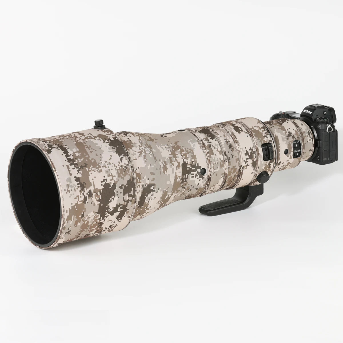 CHASING BIRDS camouflage lens coat for NIKON Z 400mm F2.8 TC VR S waterproof and rainproof lens protective cover z400 len cover Brown Grid China Mainland