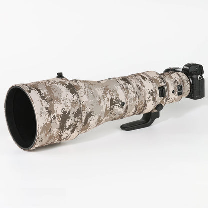 CHASING BIRDS camouflage lens coat for NIKON Z 400mm F2.8 TC VR S waterproof and rainproof lens protective cover z400 len cover Brown Grid China Mainland
