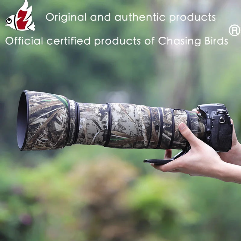 Chasing birds camouflage lens coat for NIKON 200 500mm F5.6 E waterproof and rainproof lens protective cover nikon lens cover