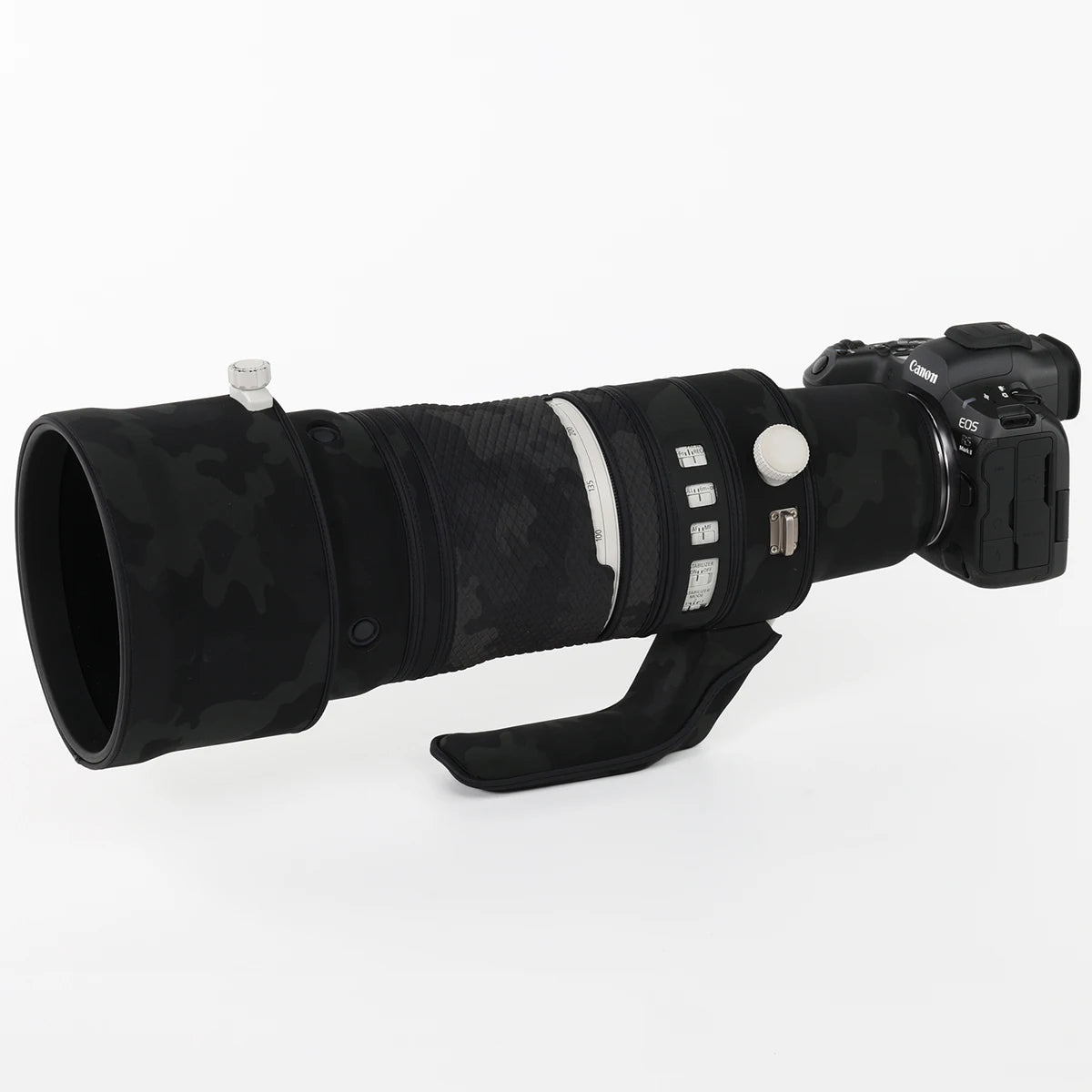 CHASING BIRDS camouflage lens coat for CANON RF 100-300 mm F2.8 L IS USM elastic waterproof and rainproof lens protective cover Shadow Black China Mainland
