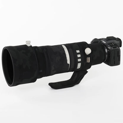CHASING BIRDS camouflage lens coat for CANON RF 100-300 mm F2.8 L IS USM elastic waterproof and rainproof lens protective cover Shadow Black China Mainland