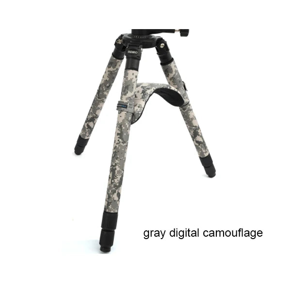 ROLANPRO No Axis Tripod Shoulder Pads Shielding Sleeve Case Shoulder Pads Camera Guns Clothing For GITZO Benro RRS LEOFOTO Gray camouflage China Mainland
