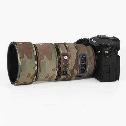 CHASING BIRDS Lens Camouflage Waterproof Coat for SONY FE 100mm F2.8 Macro GM OSS Rainproof Lens Protective Cover Version IV Desert