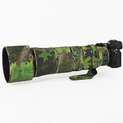CHASING BIRDS camouflage lens coat for Nikon Z 180-600 mm F 5.6-6.3 VR waterproof and rainproof lens protective cover NIKKOR Green leaf standard China Mainland