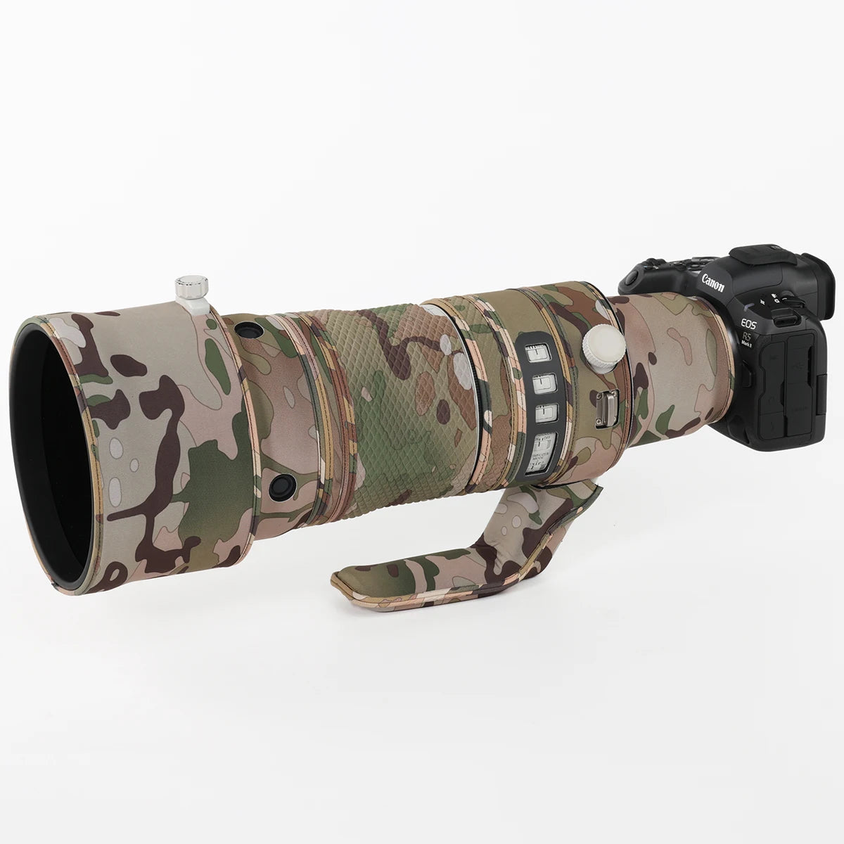 CHASING BIRDS camouflage lens coat for CANON RF 100-300 mm F2.8 L IS USM elastic waterproof and rainproof lens protective cover Desert China Mainland