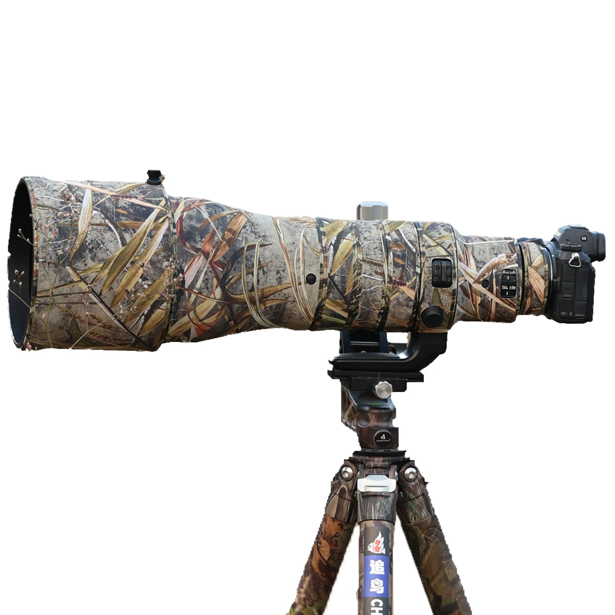 CHASING BIRDS camouflage lens coat for NIKON Z 400mm F2.8 TC VR S waterproof and rainproof lens protective cover z400 len cover Reed China Mainland