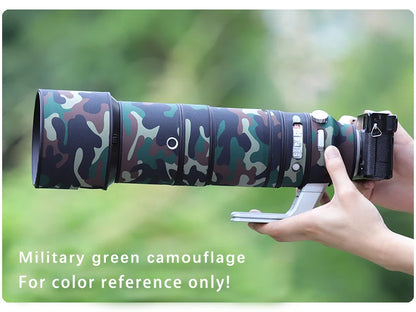 CHASING BIRDS camouflage lens coat for CANON RF 100 400mm F5.6-8 IS USM waterproof and rainproof elasticity len protective cover Military green China Mainland