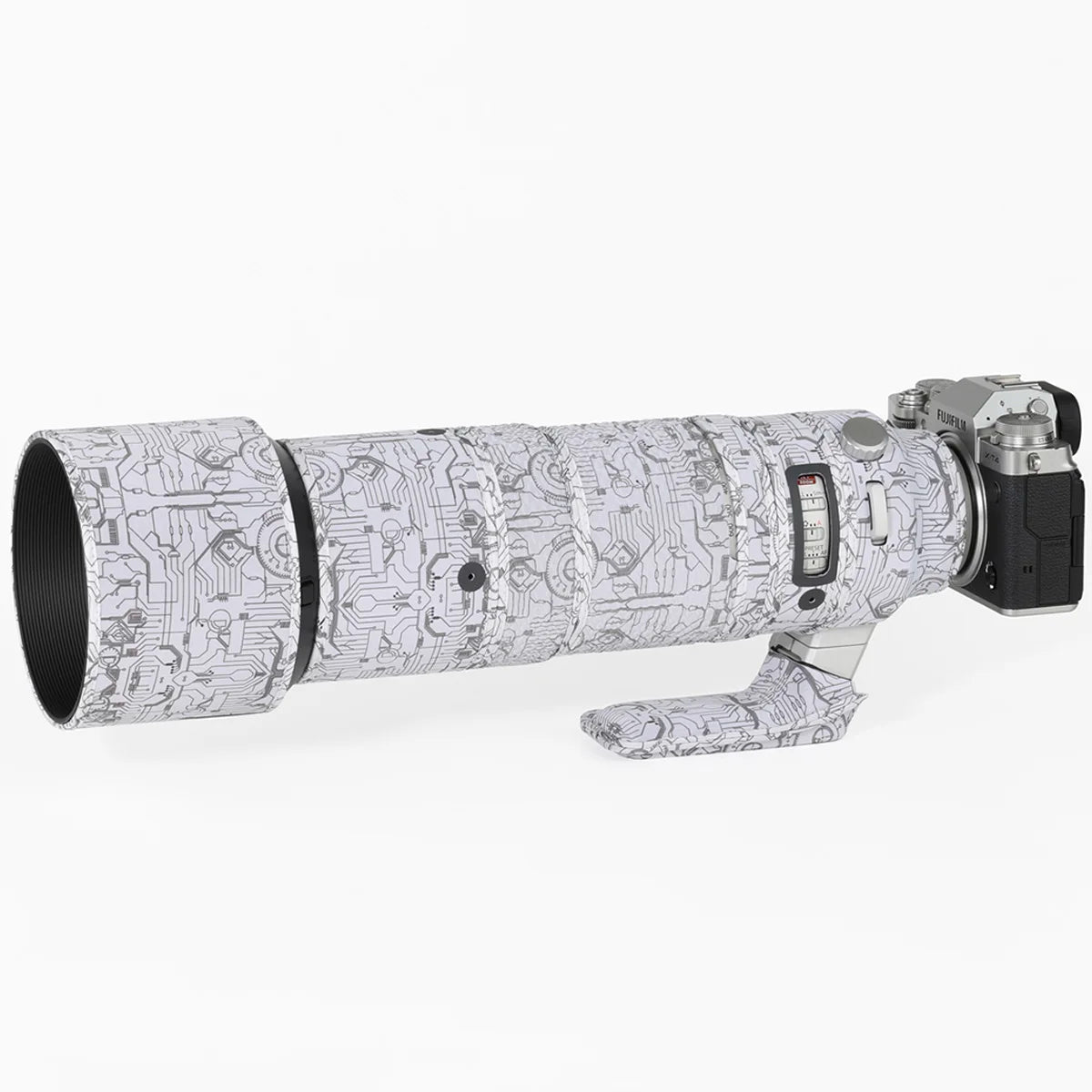 CHASING BIRDS Lens Camouflage Coat for Fujifilm 150-600mm F5.6-8 R waterproof and rainproof lens protective cover fuji 150600 Electric White