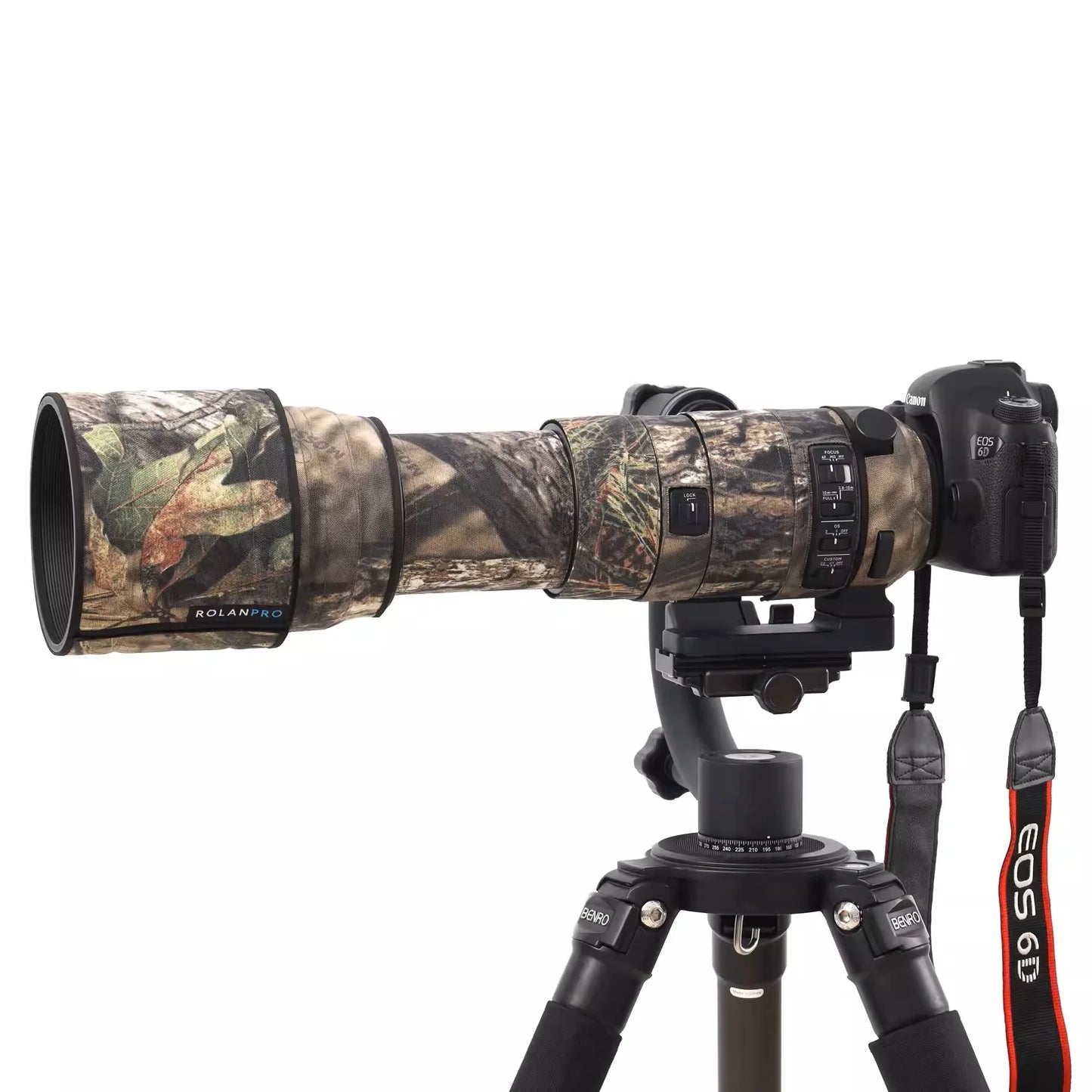ROLANPRO Waterproof Lens Camouflage Coat for Sigma 150-600mm F/5-6.3 DG DN OS Sports with Sony E-mount Lens Protective Sleeve No.23 Waterproof China Mainland
