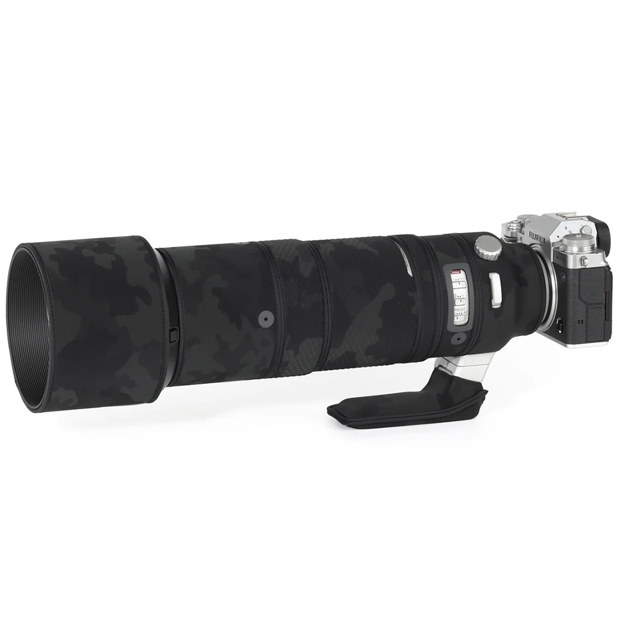CHASING BIRDS Lens Camouflage Coat for Fujifilm 150-600mm F5.6-8 R waterproof and rainproof lens protective cover fuji 150600 Shadow Black