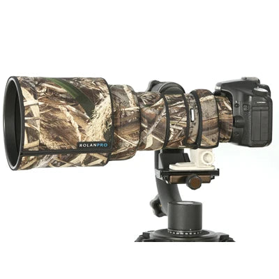 ROLANPRO Waterproof Lens Camouflage Coat for Canon EF 400mm F4 DO IS II USM Lens Cover Protective Sleeve Guns Case