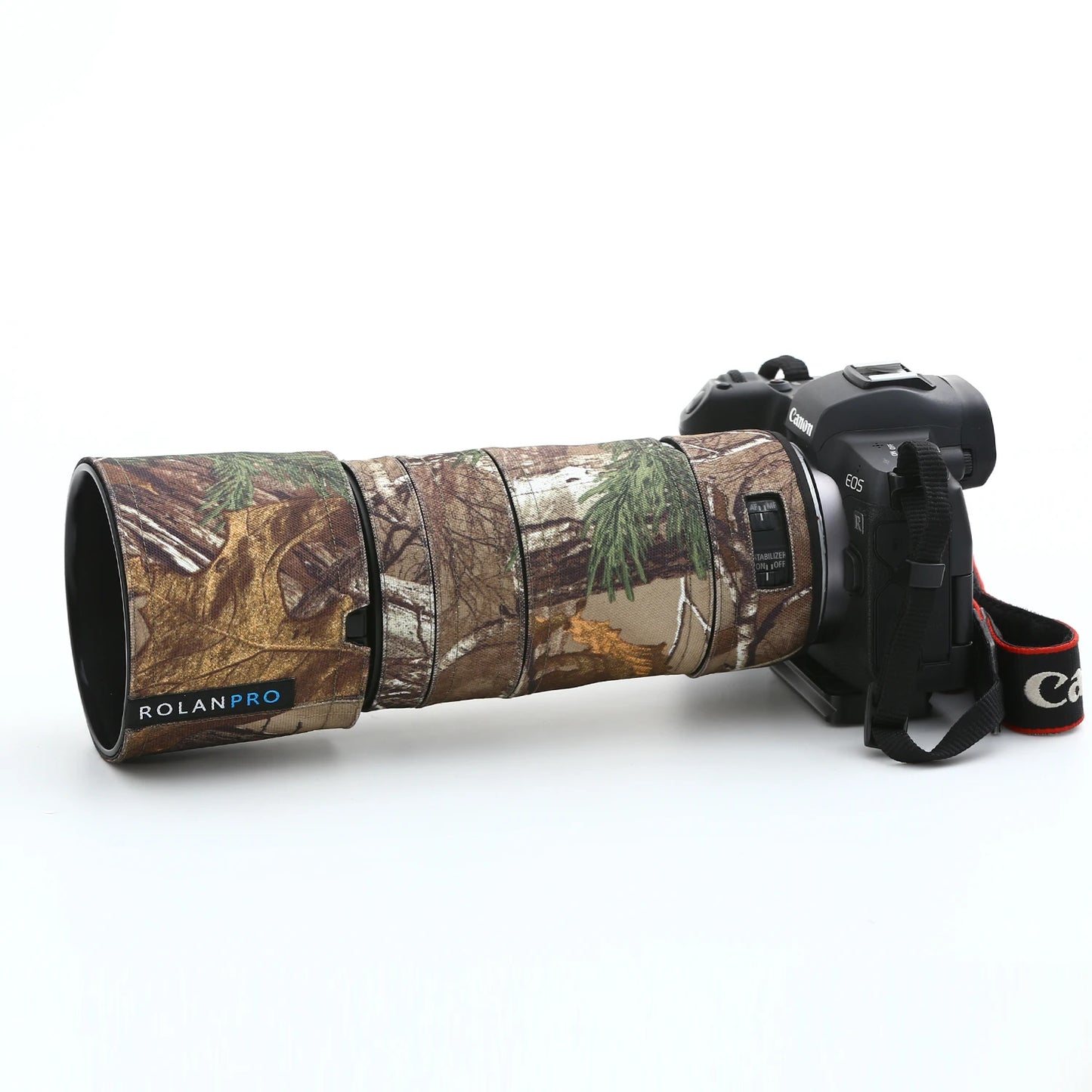 ROLANPRO Waterproof Lens Coat for Canon RF 100-400mm F5.6-8 IS USM Camouflage Rain Cover Lens Sleeve for Canon RF 100 400mm Case Jungle Waterproof China Mainland