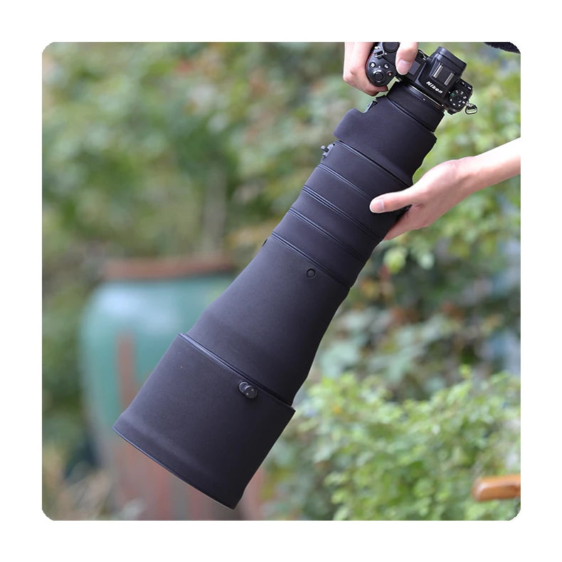 CHASING BIRDS camouflage lens coat for NIKON Z 400mm F2.8 TC VR S waterproof and rainproof lens protective cover z400 len cover Classic black China Mainland