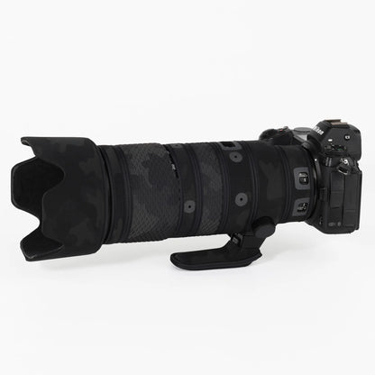 CHASING BIRDS camouflage lens coat for NIKON Z 70-200mm F2.8 VR S waterproof and rainproof protective cover z 70200 lens cover Shadow Black