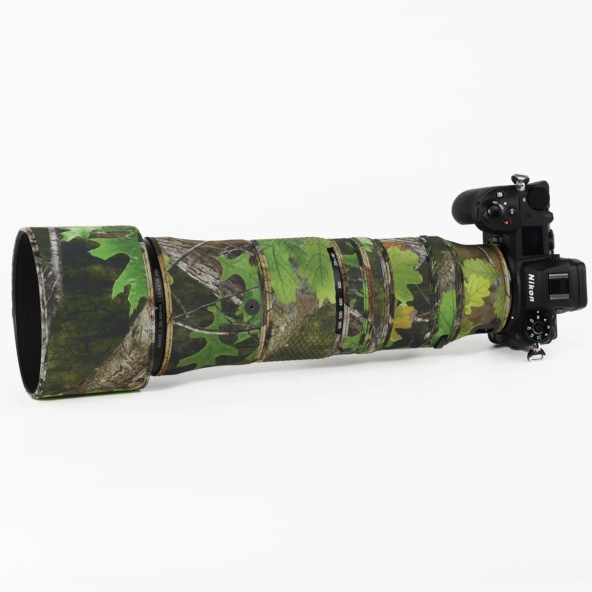CHASING BIRDS camouflage lens coat for Nikon Z 180-600 mm F 5.6-6.3 VR waterproof and rainproof lens protective cover NIKKOR Jungle China Mainland
