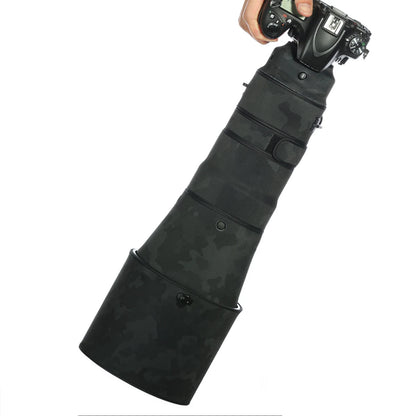 CHASING BIRDS camouflage lens coat for NIKON AF-S 400mm F2.8 E FL ED VR elastic waterproof and rainproof lens protective cover Shadow Black China Mainland