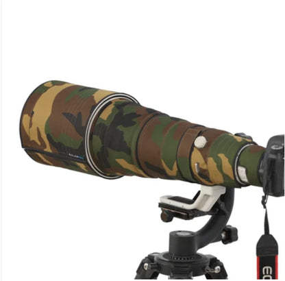 ROLANPRO Lens Cover for Nikon AF-S 500mm f/4G ED VR (I and II) Nylon Camouflage Lens Clothing Rain Cover Lens Sleeve Guns Case No.6 Waterproof China Mainland