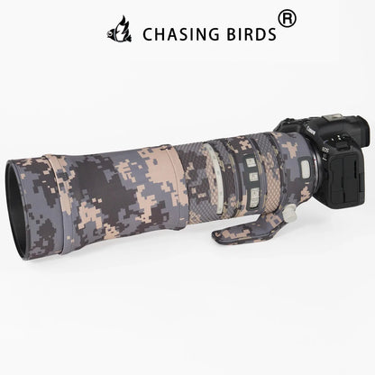 CHASING BIRDS camouflage lens coat for CANON RF 100-500mm F4.5-7.1 L IS USM waterproof and rainproof 100500 protective cover