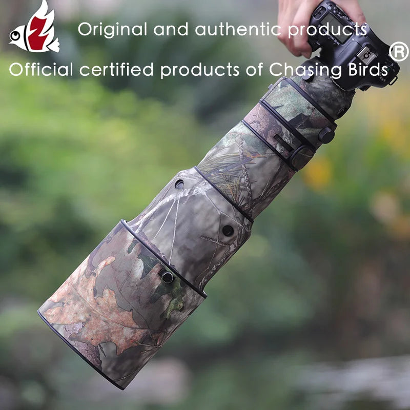 CHASING BIRDS camouflage lens coat for SIGMA 500mm F4 Sports waterproof and rainproof lens protective cover sigma 500 lens cover