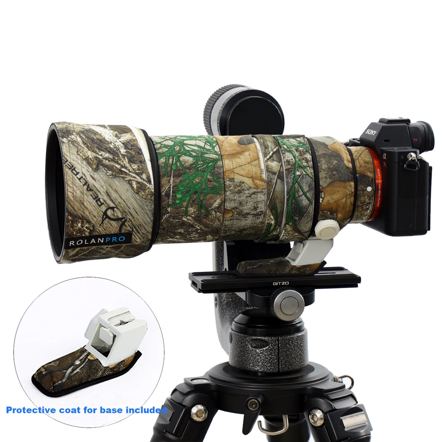 ROLANPRO Waterproof Lens Coat for Sony FE 70-200mm F/2.8 GM OSS II Clothing SEL70200GM2 Lens Protective Case Guns Rian Cover No.27 Waterproof China Mainland