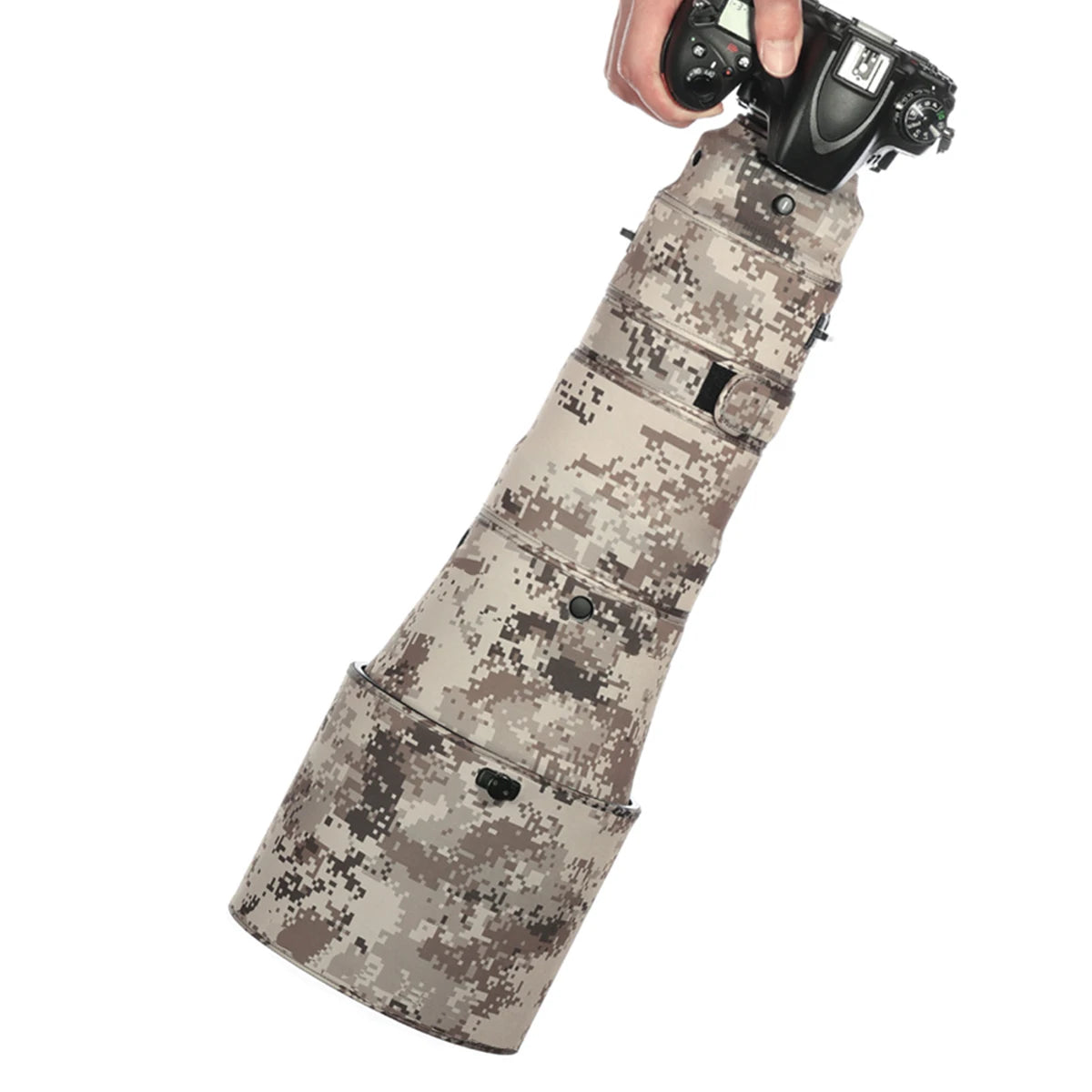 CHASING BIRDS camouflage lens coat for NIKON AF-S 400mm F2.8 E FL ED VR elastic waterproof and rainproof lens protective cover Brown Grid China Mainland
