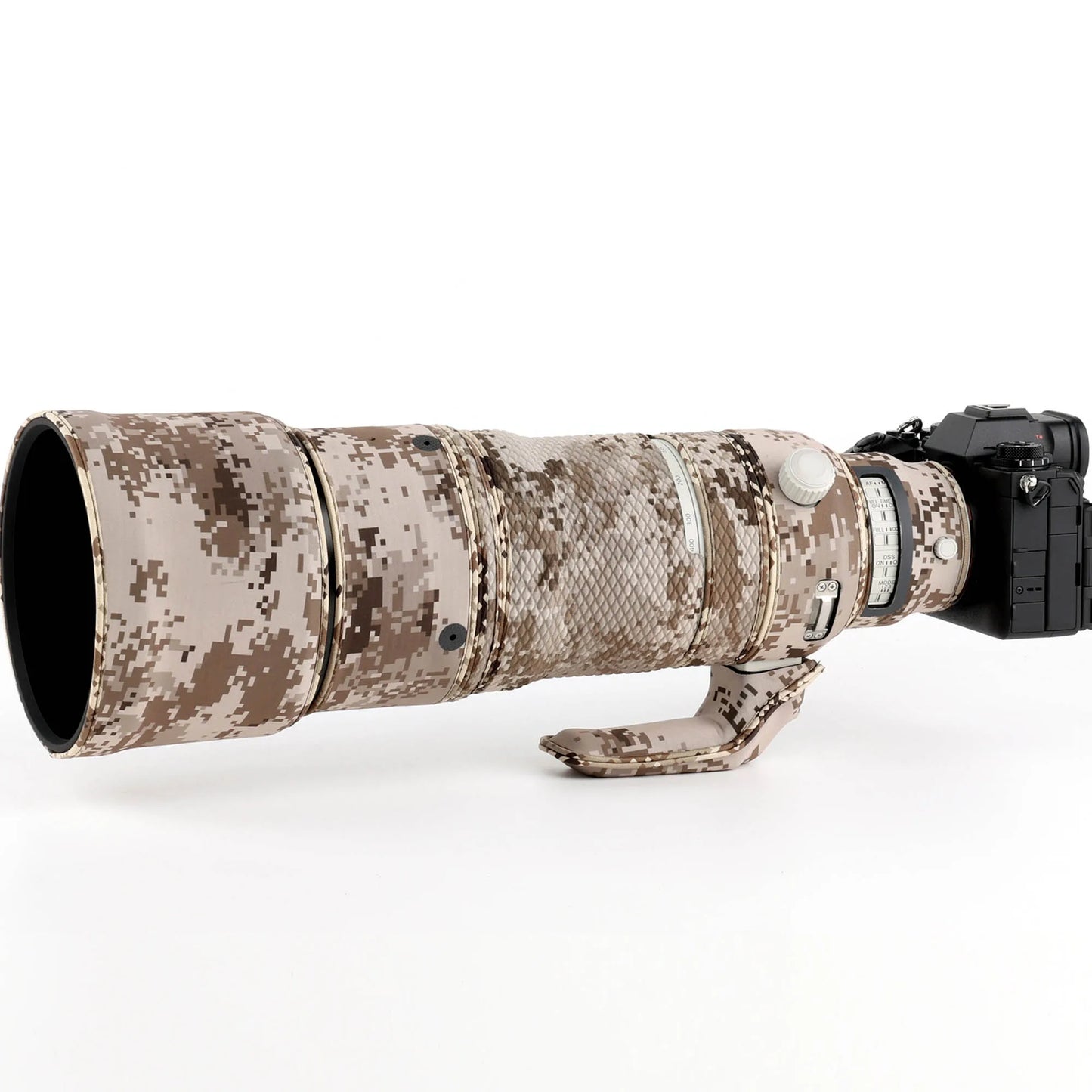 CHASING BIRDS Ver IV Lens Coat for Sony FE 100-400mm F4.5 GM OSS – Waterproof Camo Cover