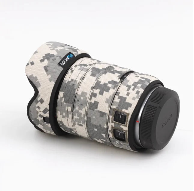 ROLANPRO Lens Camouflage Coat Rain Cover for Canon RF 24-105mm f4L IS USM Lens Sleeve Guns Case Lens Clothing UCP Waterproof China Mainland