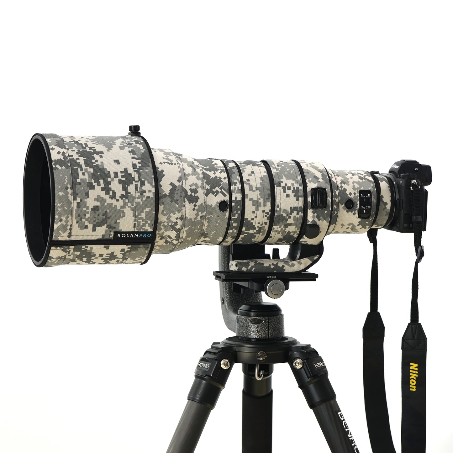 ROLANPRO Waterproof Lens Coat for Nikon Z 400mm F2.8 TC VR S Lens Protective Cover Case nikon Z400 2.8 Sleeve Raincover Camo UCP Waterproof