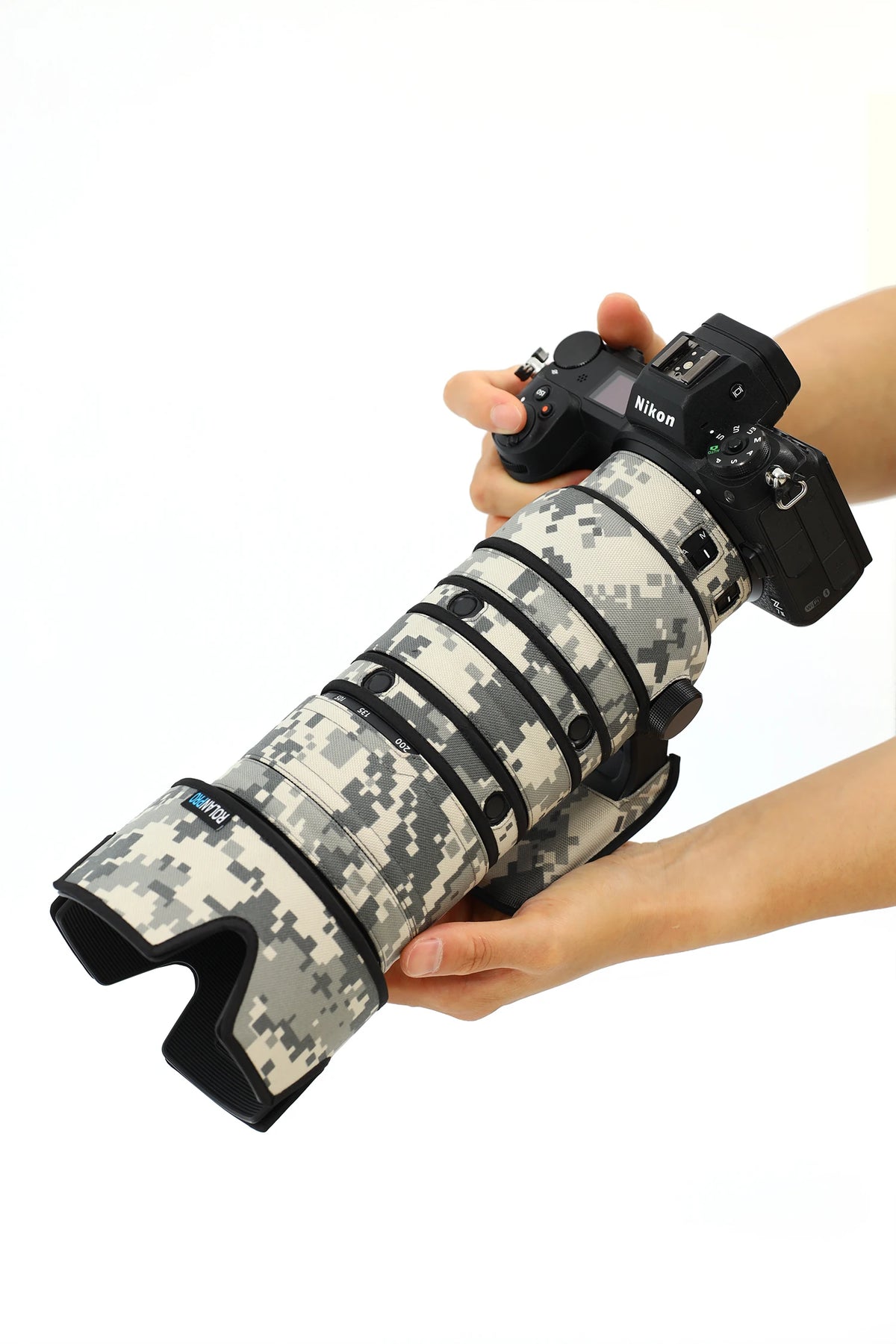 RolanPro Lens Coat for Nikon Z 70-200mm F2.8 VR S II – Waterproof Camo Cover