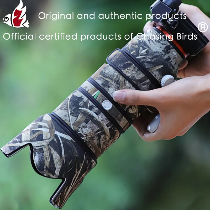 CHASING BIRDS camouflage lens coat for SONY FE 70 200 F2.8 GM waterproof and rainproof lens protective cover sony 70200mm gm oss