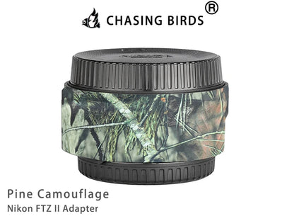 CHASING BIRDS Camouflage Waterproof Protective Coat for Nikon FTZ II Adapter rainproof cover Pine China Mainland