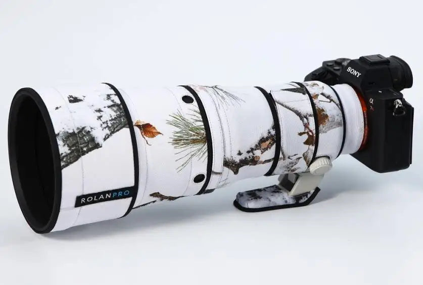 RolanPro Lens Coat for Sony FE 600mm F6.3 GM OSS – Waterproof Camo Cover