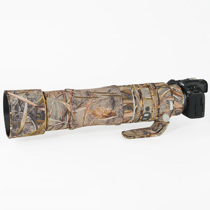 CHASING BIRDS camouflage lens coat for CANON RF 200 800 mm F 6.3-9 IS USM elastic waterproof and rainproof lens protective cover Reed China Mainland