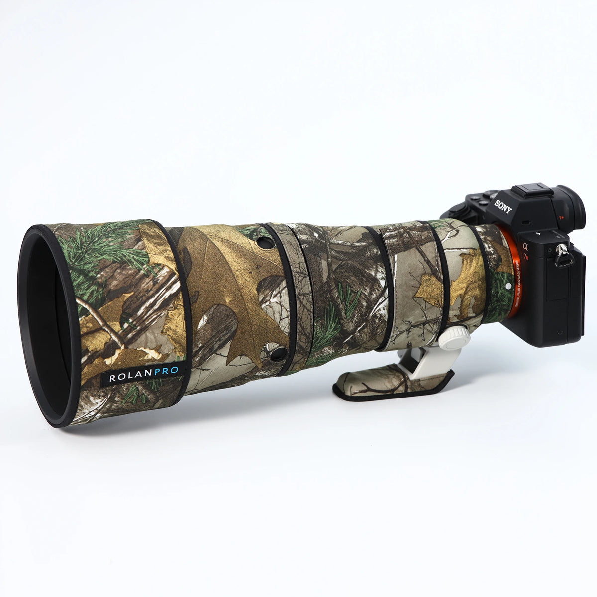 RolanPro Lens Coat for Sony FE 600mm F6.3 GM OSS – Waterproof Camo Cover